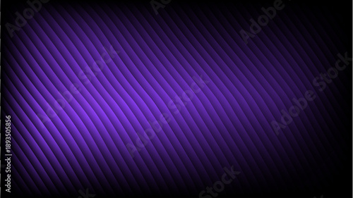 Abstract purple diagonal wavy lines pattern background with gradient light effect vector illustration.