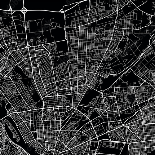 Urban Street grid Map of town or city vector. Blueprint style. Design for poster, cards, prints, fabric, packaging , web, banner, wallpaper.