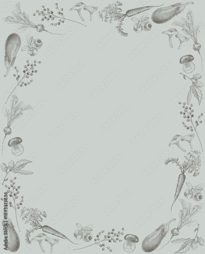 Obraz premium grunge floral background