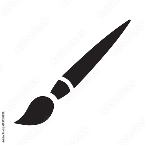 Paint brush vector icon