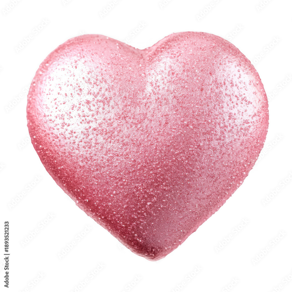Fototapeta premium Pink Heart isolated [Transparent Background PNG].