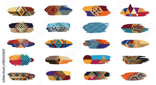 Assorted colorful fish-shaped earrings arranged on a white surface for display