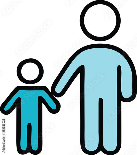 Adult holding child's hand in supportive gesture