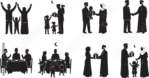 Celebrating unity and togetherness in various cultural scenes