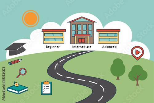 Educational journey through learning levels