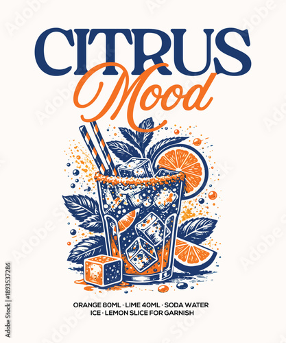 cocktail t-shirt design