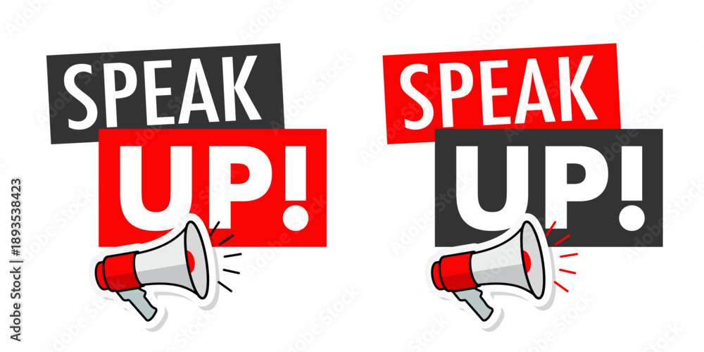 Obraz premium Speak up