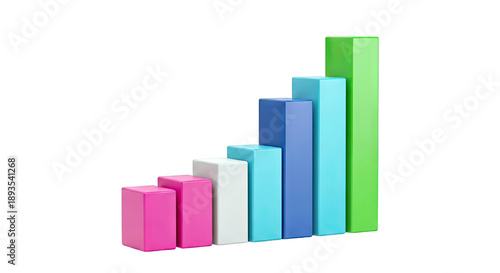 Free Download Bar Chart Showing Upward Trend - GFXLoad