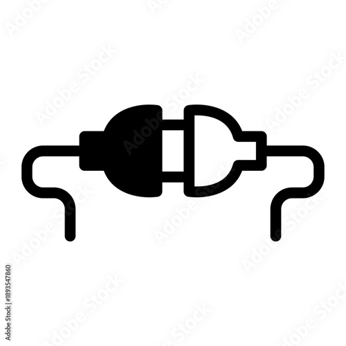 Electric plug socket icon