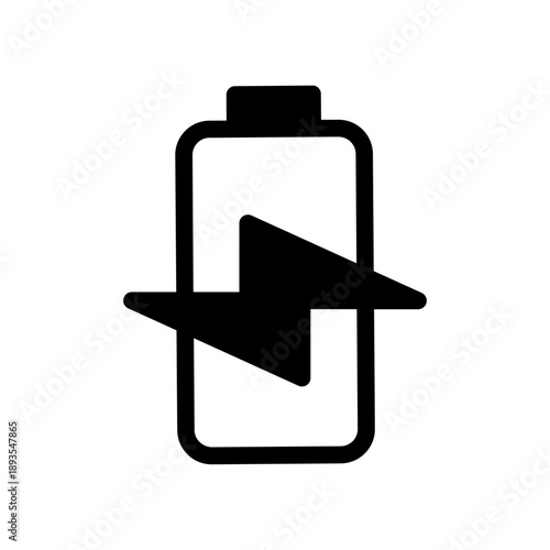 Charging battery mode icon