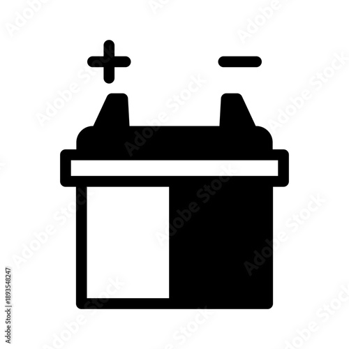 Battery polarity icon