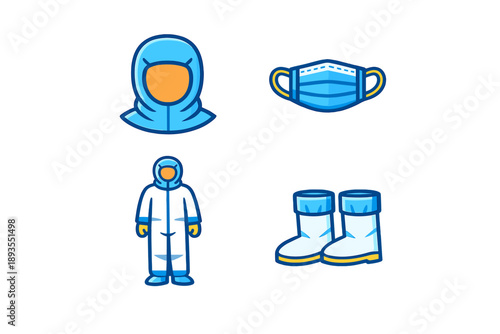 Protective gear for safety in various environments during health threats and hazardous situations