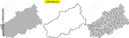 Detailed map illustration of region with various shading techniques