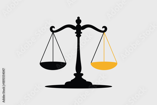 Imbalanced Justice Scales, inequality concept