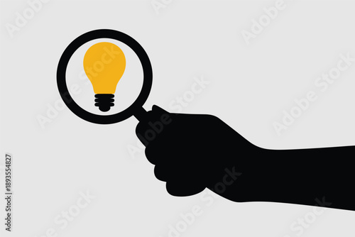 Searching for Ideas, discovery concept