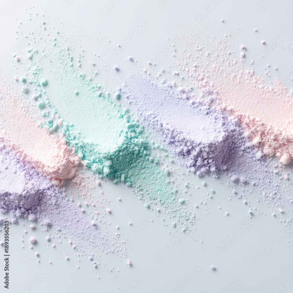 Obraz premium Holi Pastel Powder Explosion - Vibrant Color Dust