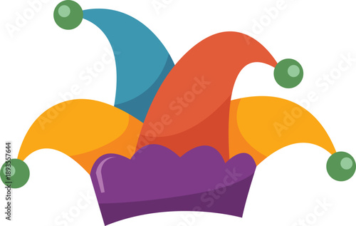 Colorful April Fool's Day Jester Hat