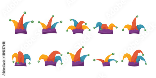 Colorful April Fool's Day Jester Hat