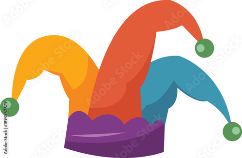 Colorful April Fool's Day Jester Hat