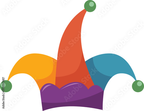 Colorful April Fool's Day Jester Hat