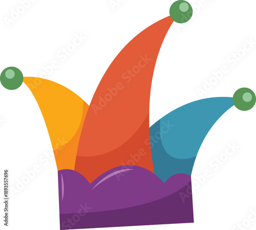 Colorful April Fool's Day Jester Hat