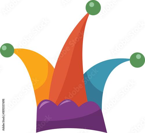 Colorful April Fool's Day Jester Hat