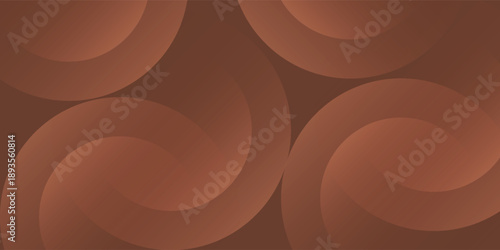 Trendy Circle glowing effect style background. Mocha Mousse background, Minimalist Abstract geometric vector backdrop, abstract decoration