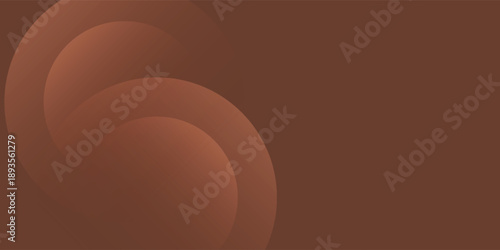 Trendy Circle glowing effect style background. Mocha Mousse background, Minimalist Abstract geometric vector backdrop, eps10