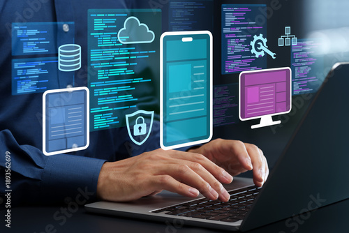 Foto Web app development