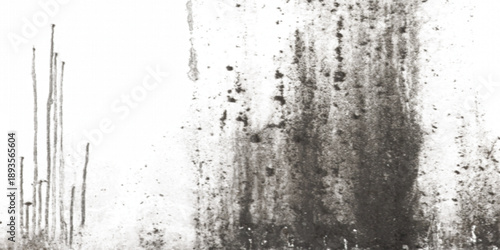 Grungy Black and White Overlay Texture for Vintage Effect