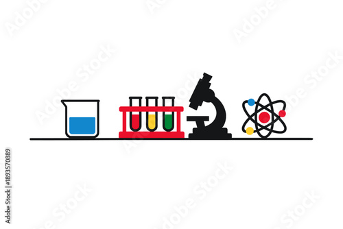 Scientists use lab equipment to conduct experiments and analyze samples during their research on scientific principles in a laboratory setting
