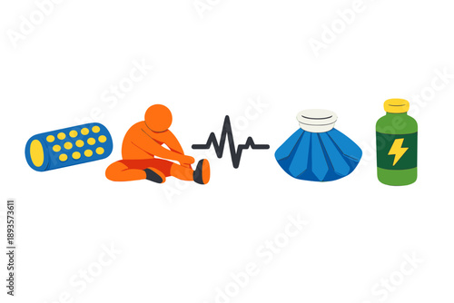 Health tips for fitness and recovery during exercise sessions in a gym or home workout setting in the afternoon