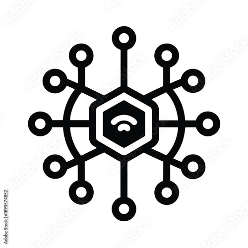 Smart Irrigation Eco Icon