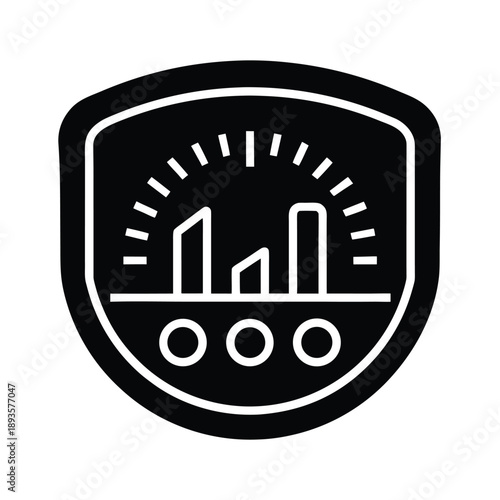 Smart Vacuum Robot Mapping Icon