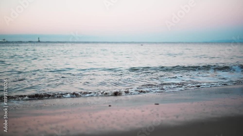 beach in the morning
