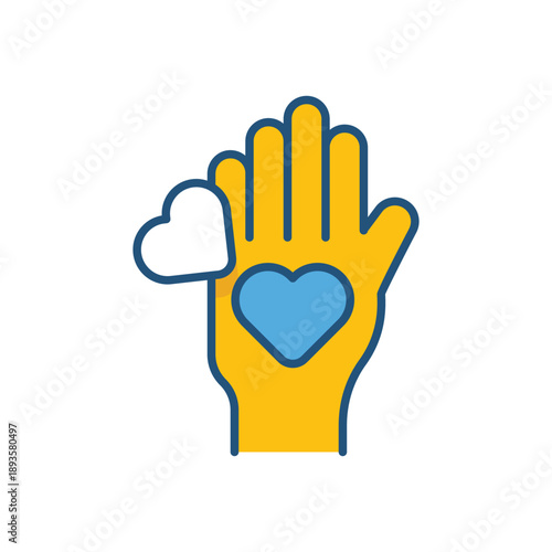 Volunteers vector icon