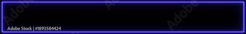 Rectangle frame icon animation glowing neon color bordar frame display box round shape retro screen photo frame. Glowing neon rectangular frame border animation on black background.