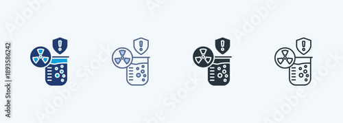 Chemical Safety Multiple Style Icon Collection