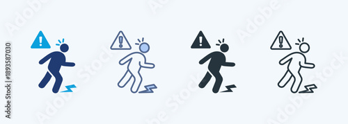 Accident Multiple Style Icon Collection