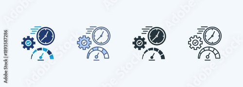 Efficiency Multiple Style Icon Collection