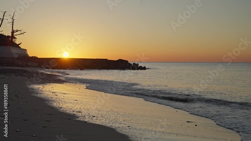 sunrise on the beach