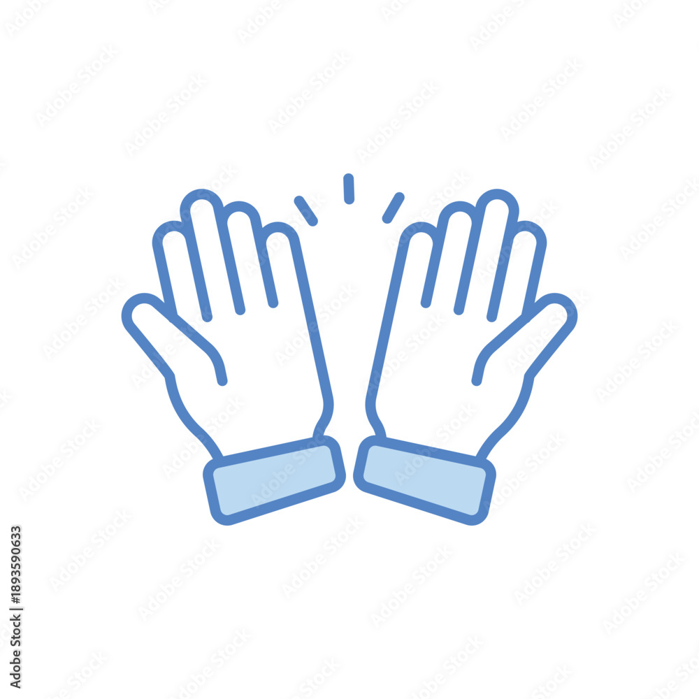 Obraz premium Open Hands vector icon