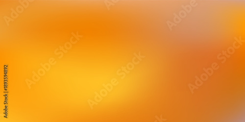 Warm gradient background with yellow and peach tones. Sunset-inspired backdrop featuring soft orange hues and golden light perfect for elegant design projects. Vector illustration.