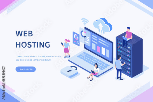 Simple Web Hosting Concept