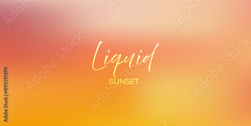 Warm gradient backdrop blending pink, peach, and gold tones in a smooth pastel transition ideal for sunset-inspired creative compositions and banners. Vector illustration.