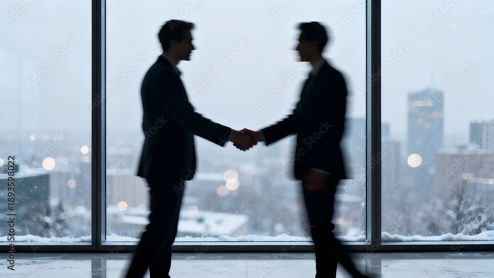 Fototapeta premium business people shaking hands