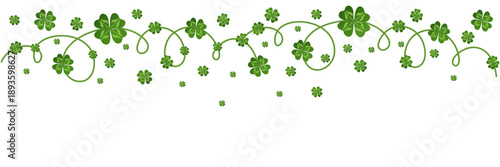 Clover leaf illustration vector design for St. Patrick's Day