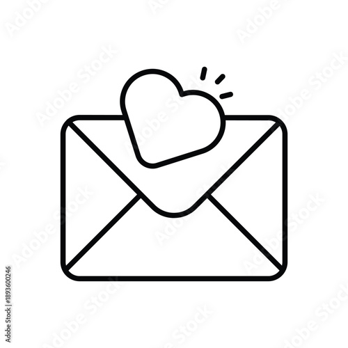 Love Letter vector icon