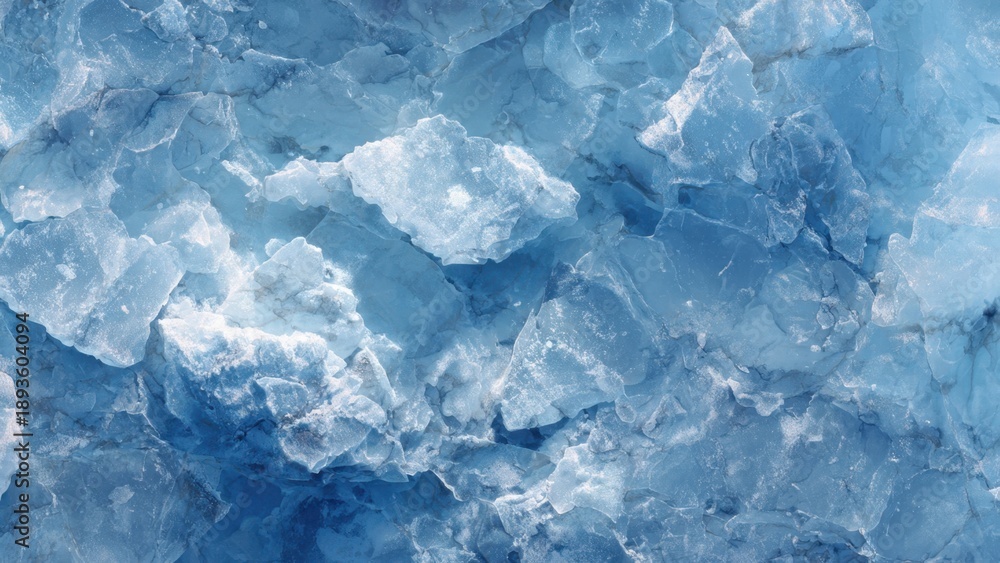 Obraz premium Blue Ice Texture Background