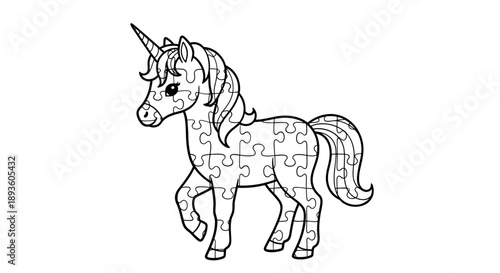 Unicorn Puzzle for Kids